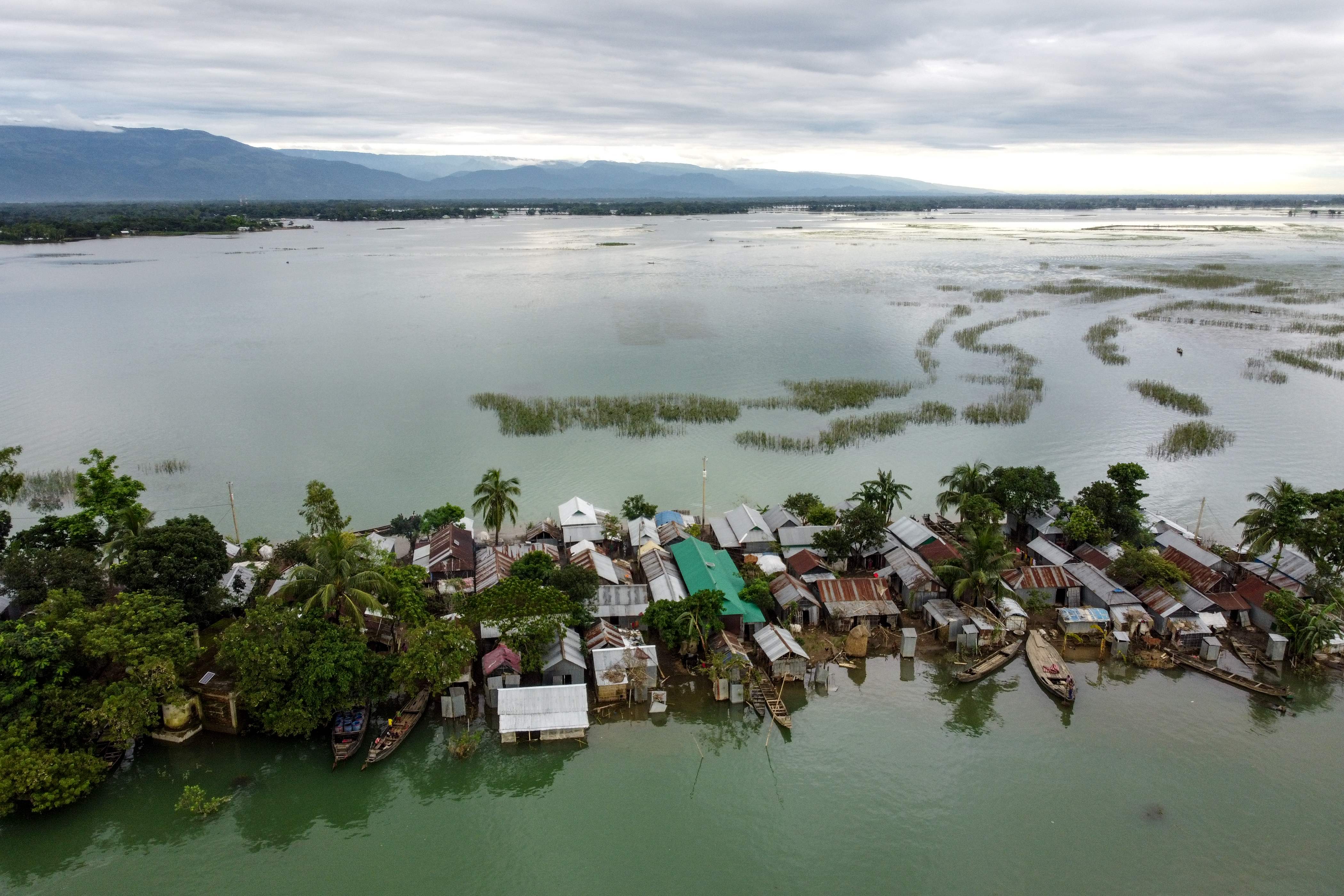 Third of Bangladesh underwater as monsoon drenches region