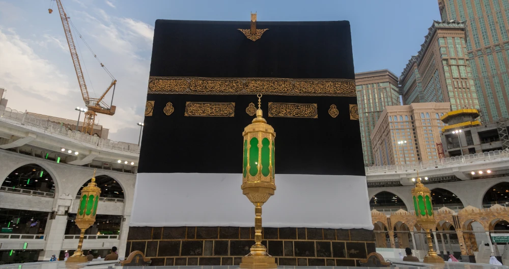 General view of Kaaba at the Grand mosque during the Haj, following the outbreak of the coronavirus disease (COVID-19), in Mecca .(REUTERS)