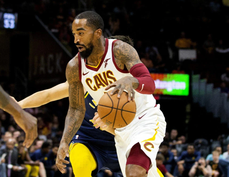 Cleveland Cavaliers guard J.R. Smith has joined LeBron James and the Los Angeles Lakers for their championship push. (AP Photo/Scott R. Galvin, File)