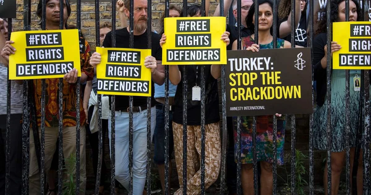 A Turkish court sentenced a former executive of Amnesty International Turkey to more than six years in jail and convicted three other rights activists on terrorism-related charges. (Photo: Amnesty International)