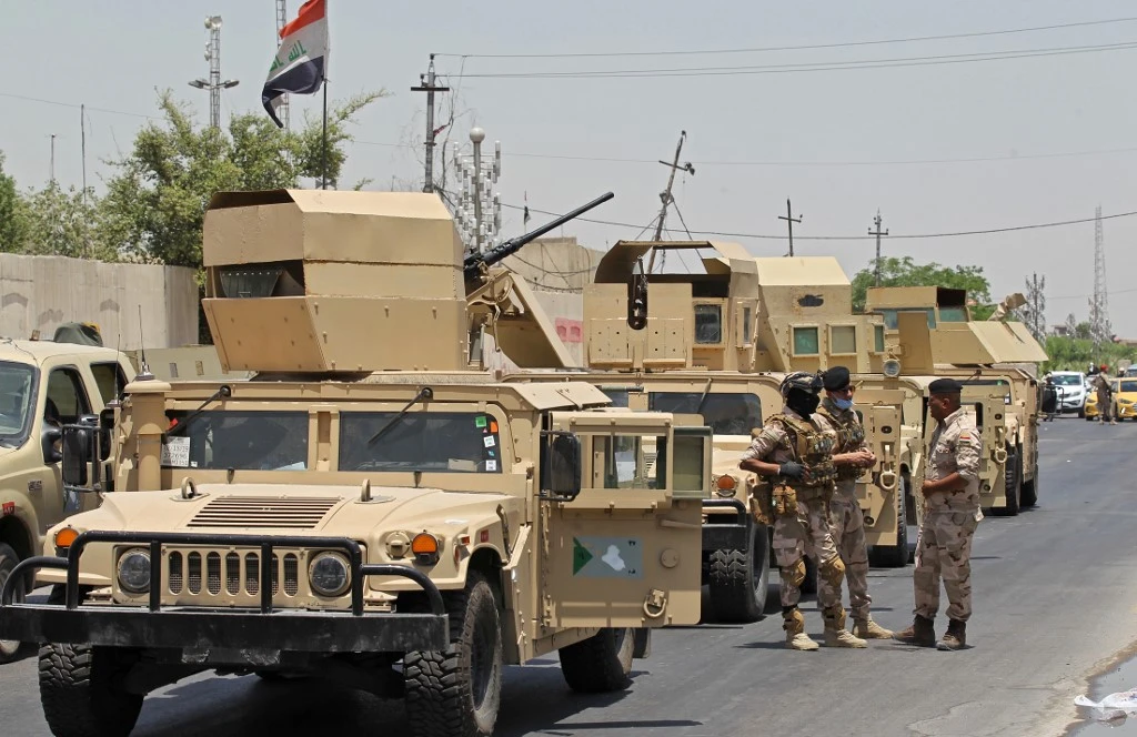 Iraqi troops were enforcing positions along the border with Turkey, officials said Friday, to prevent Turkish forces from advancing deeper into Iraqi territory after two weeks of airstrikes. (File/AFP)