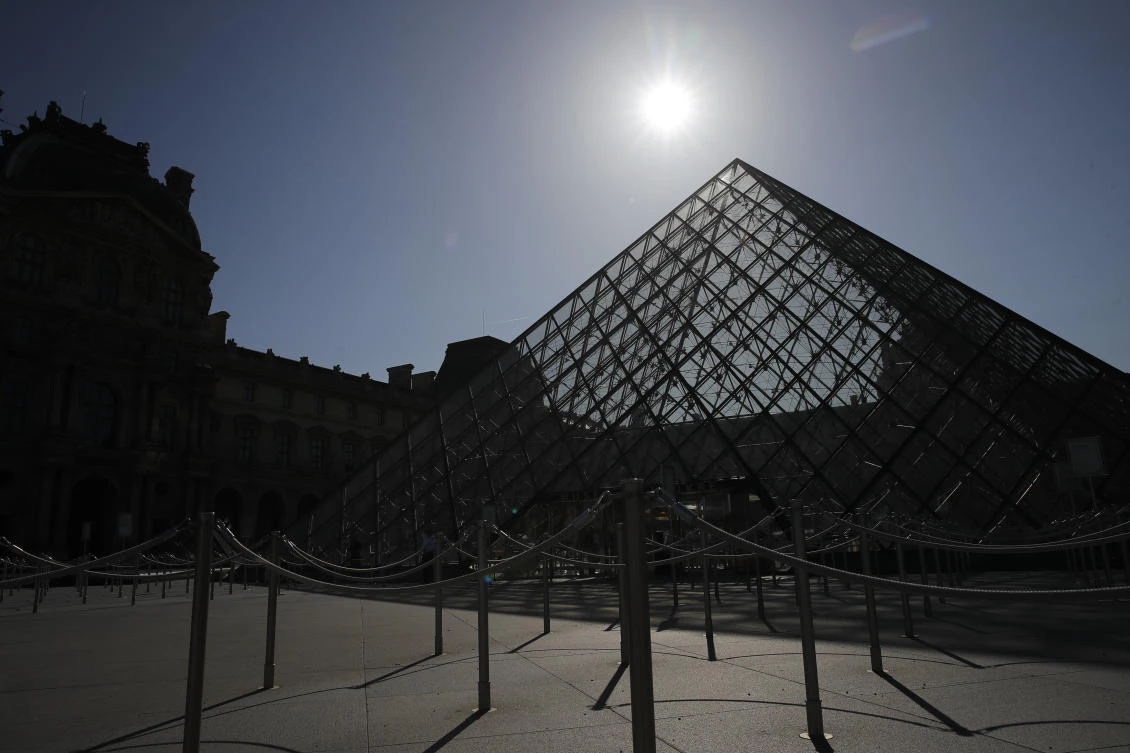 Among more than 10 million visitors in 2018 of the Louvre in Paris, almost three-quarters were tourists. (AP)
