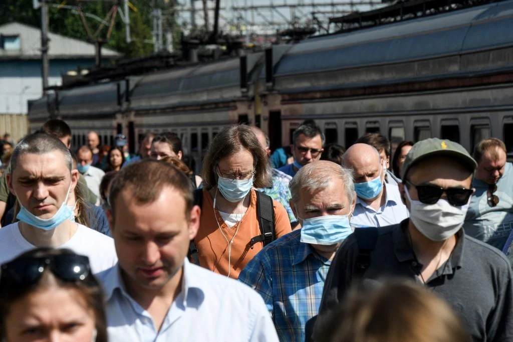Russia has confirmed 674,515 cases, the third largest total in the world. (AFP)