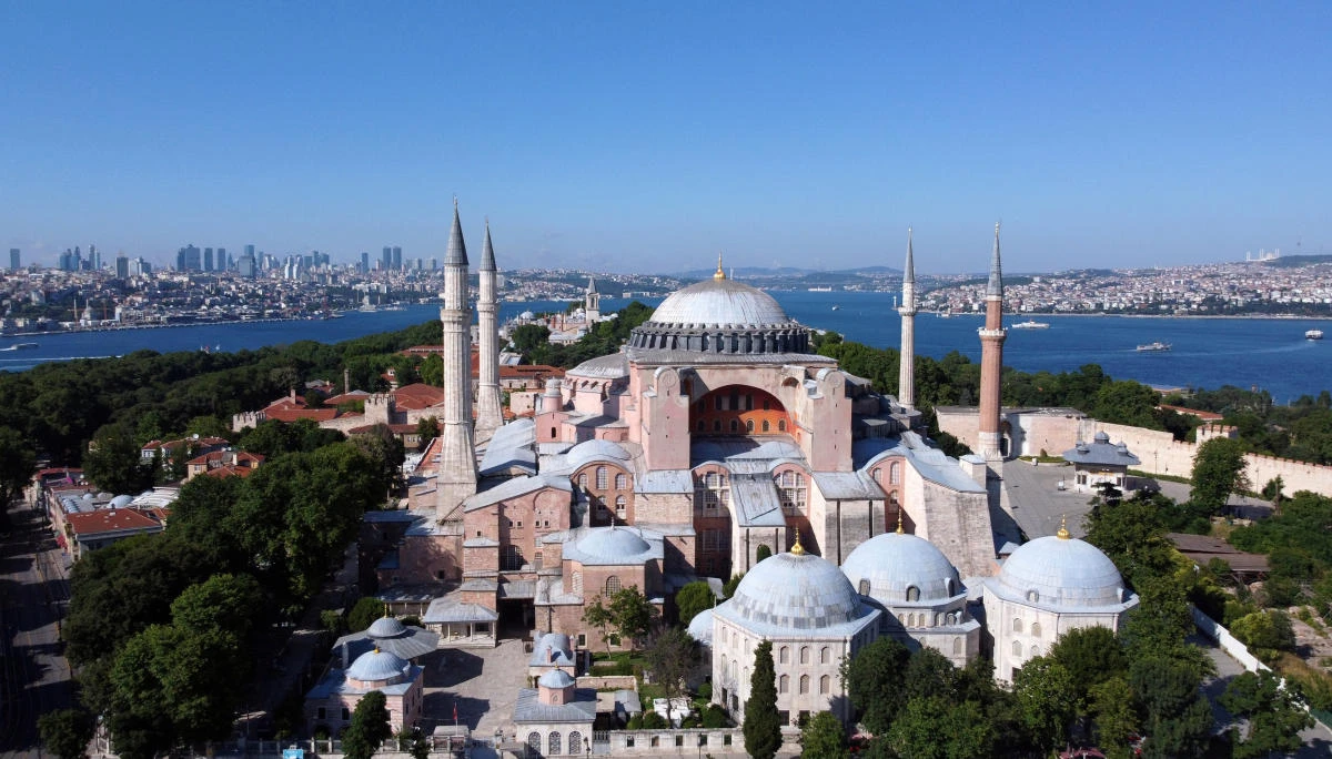Hagia Sophia or Ayasofya, a UNESCO World Heritage Site, that was a Byzantine cathedral before being converted into a mosque and is currently a museum, Istanbul, Turkey, June 28, 2020. (Reuters)