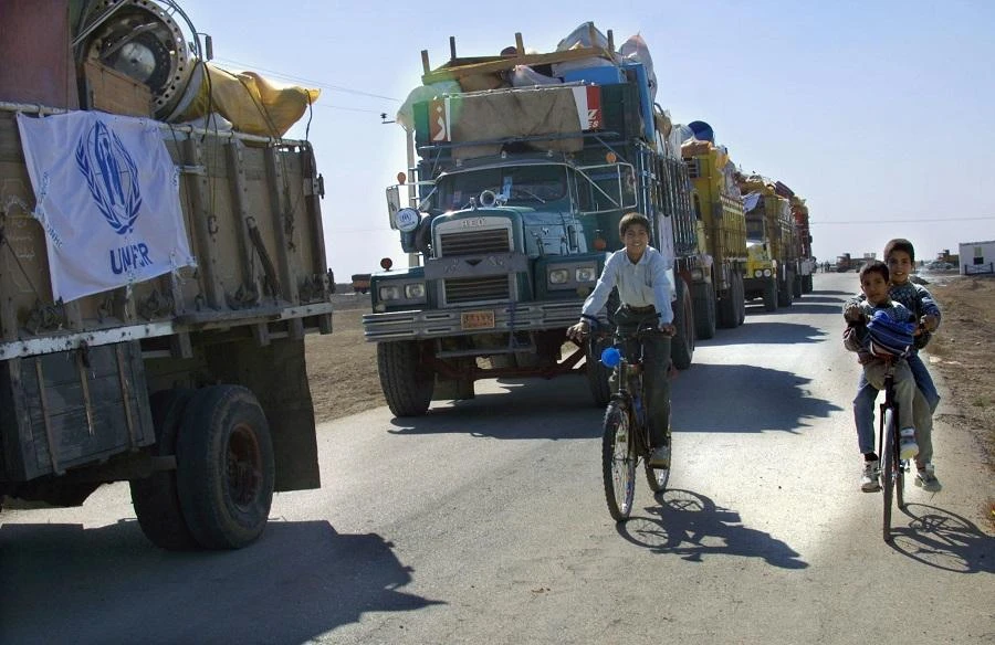 Iraq closed its international borders and provincial boundaries in March. (File/AFP)