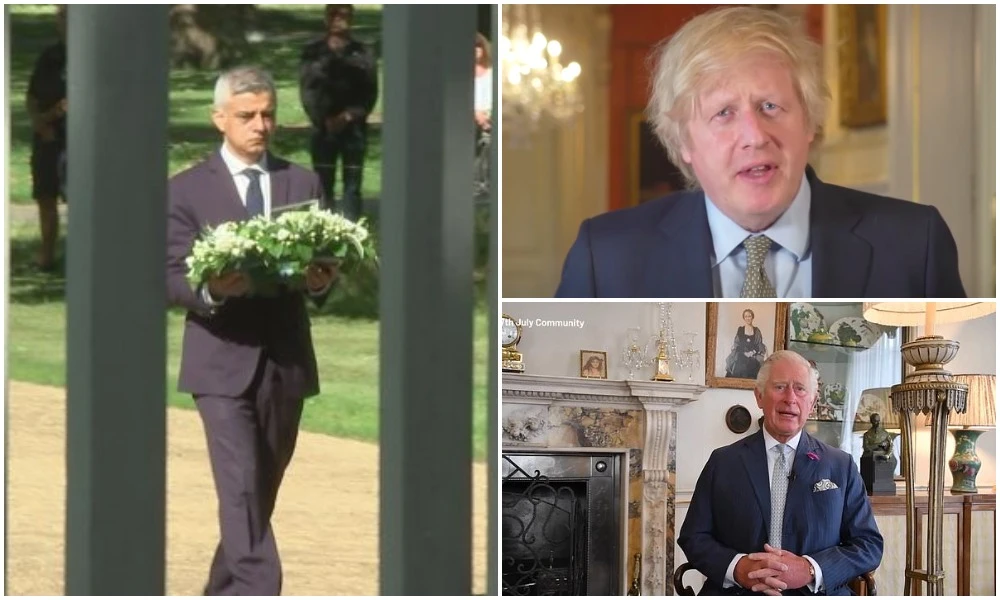 Boris Johnson, Sadiq Khan and Prince Charles lead tributes on 15th anniversary of London bombings
