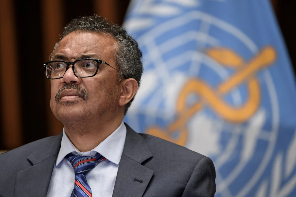 President Donald Trump has formally withdrawn the US from the WHO, making good on threats over the UN body’s response to the coronavirus, a senator said. Pictured: WHO Director-General Tedros Adhanom Ghebreyesus. (File/Reuters)