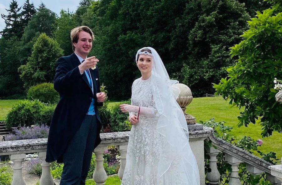 Jordan’s Princess Raiyah marries Roald Dahl’s grandson in the UK