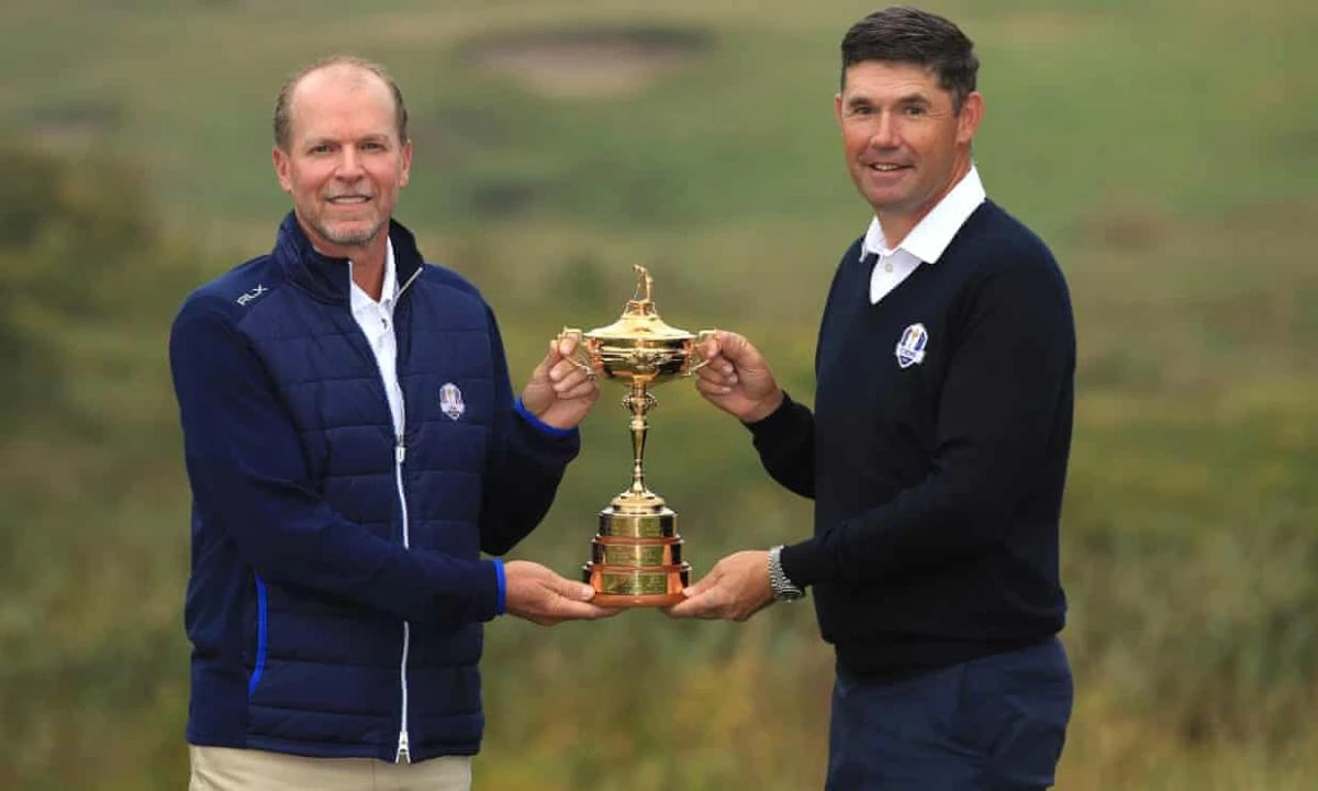 USA captain, Steve Stricker, and his European counterpart, Padraig Harrington, at Whistling Straits last year. (Getty Images)