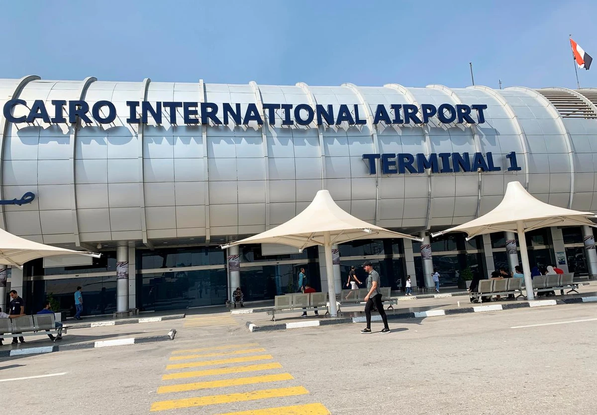 Terminal 1 at Cairo International Airport in Heliopolis, to the northeast of Cairo, Egypt, July 21, 2019. (Reuters)