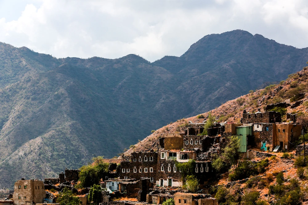 A heritage village in the south of Saudi Arabia called "Rijal AlMaa", a village near the city of Abha in the Asir region, famous forits heritage buildings. (ArabsStock)