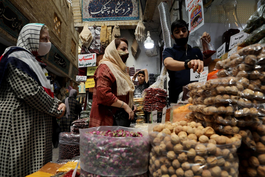 Iran has suffered a sharp economic downturn after US President Donald Trump withdrew from a landmark nuclear agreement in 2018 and reimposed crippling sanctions. (WANA via Reuters)