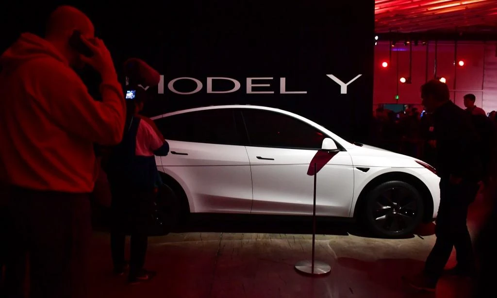 The Model Y now starts at $49,990, down nearly 6 percent from its previous price of $52,990, according to the carmaker’s website. (AFP file photo)