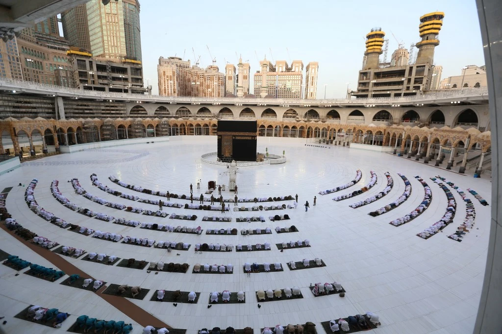 Requests from people of 160 nationalities in the Kingdom have been screened electronically to select who will perform Hajj this year. (File/AFP)