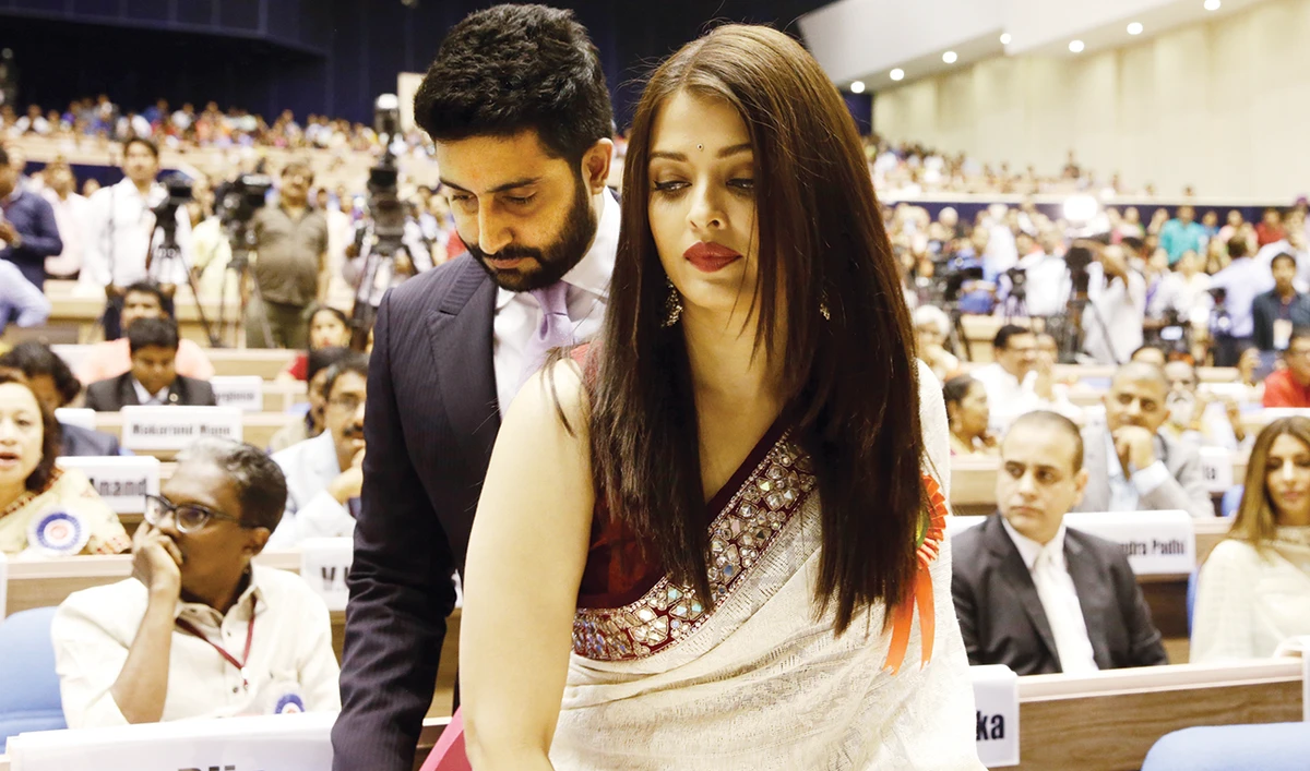 Bollywood couple Abhishek Bachchan and Aishwarya Rai Bachchan at the National Film Awards presentation ceremony. (Files/AP)