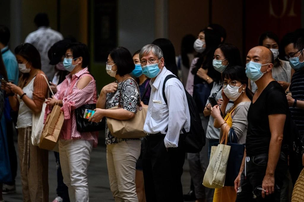 A cluster of local infections emerged in the last two weeks and Hong Kong officials believe the disease is spreading undetected in the densely populated city of 7.5 million. (AFP)