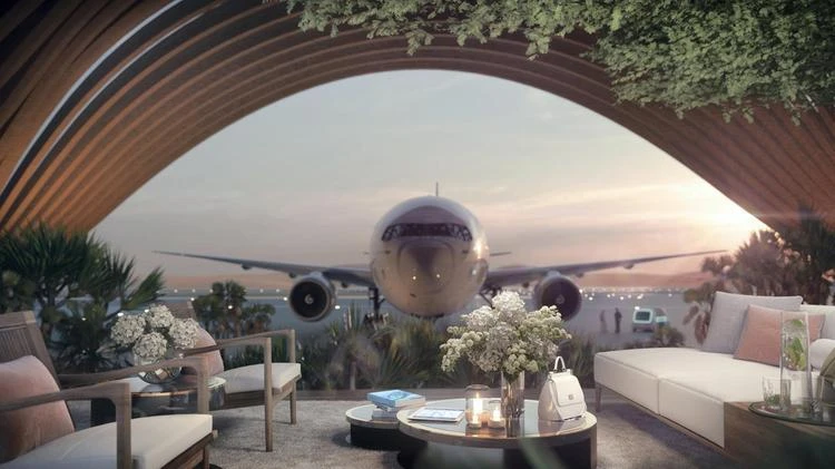A rendering of Red Sea International Airport. (Courtesy Red Sea Development Company)