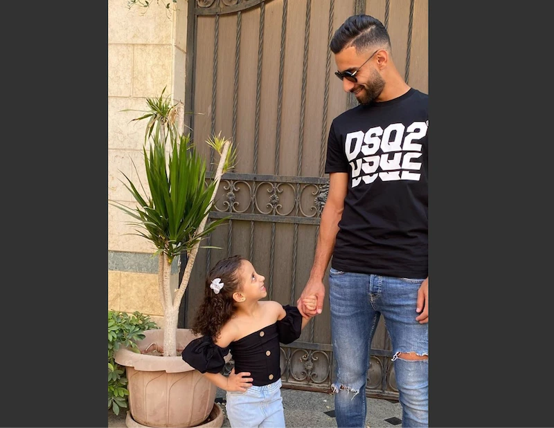 Egypt footballer gets harassed for sharing photo with his 3-year-old girl
