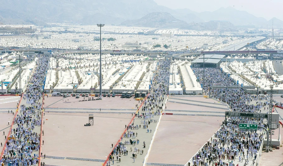 Thousands of tents are prepared to host millions of Muslim pilgrims during the annual pilgrimage. (SPA file photo)