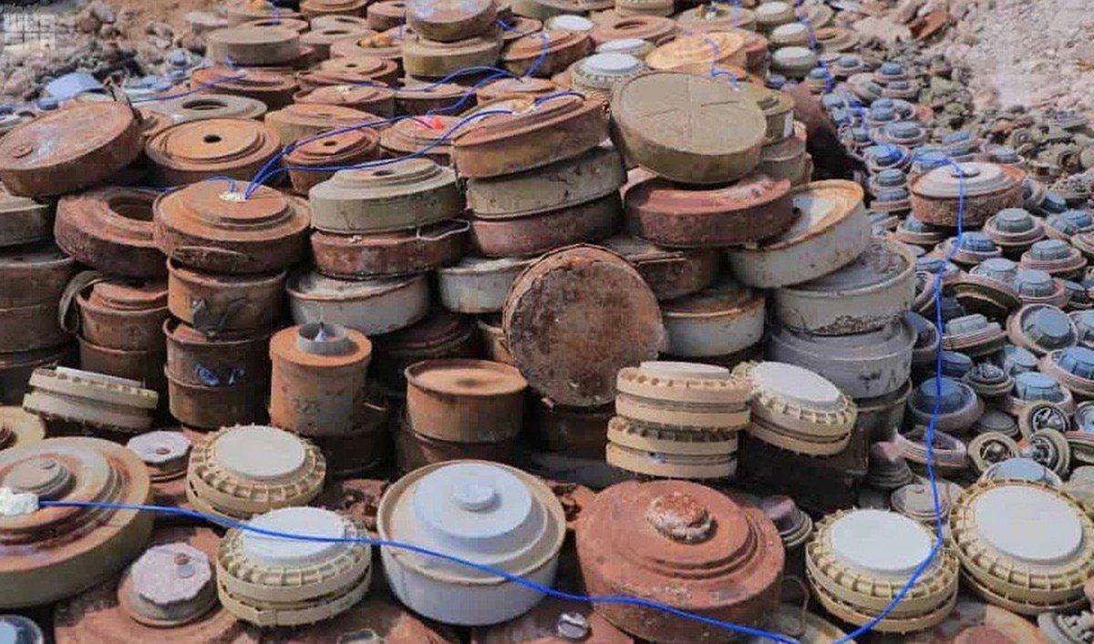 Saudi project clears 1,014 mines in Yemen