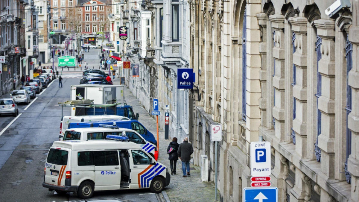 Police vehicles in Verviers, eastern Belgium, on January 16, 2015. (File photo: AFP)