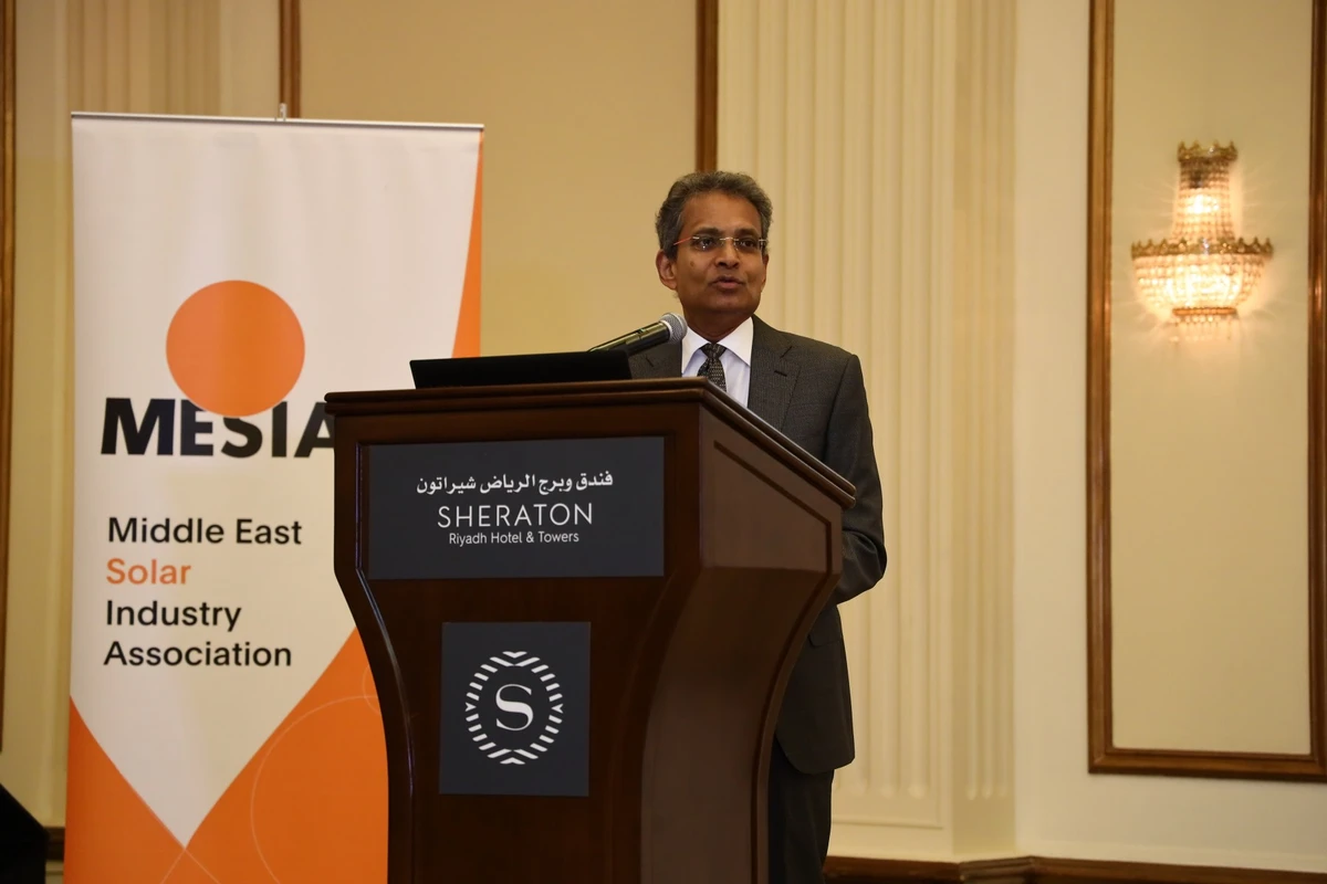 Paddy Padmanathan, president and CEO of ACWA Power, said that he sees a further decrease in prices of energy produced from renewable resources in the Kingdom. (Supplied)