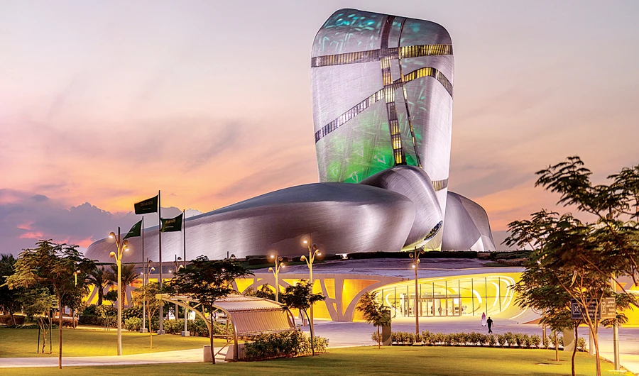 Ithra is a project pioneering in innovation, culture, and knowledge founded by Saudi Aramco. The ambitious center began work on May 20, 2008. (Shutterstock)