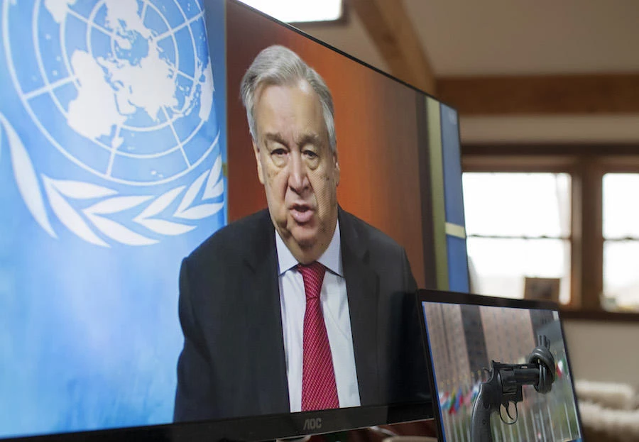 Guterres said people were running out of patience at the glaring disparities and discrimination across societies. (File/AFP)