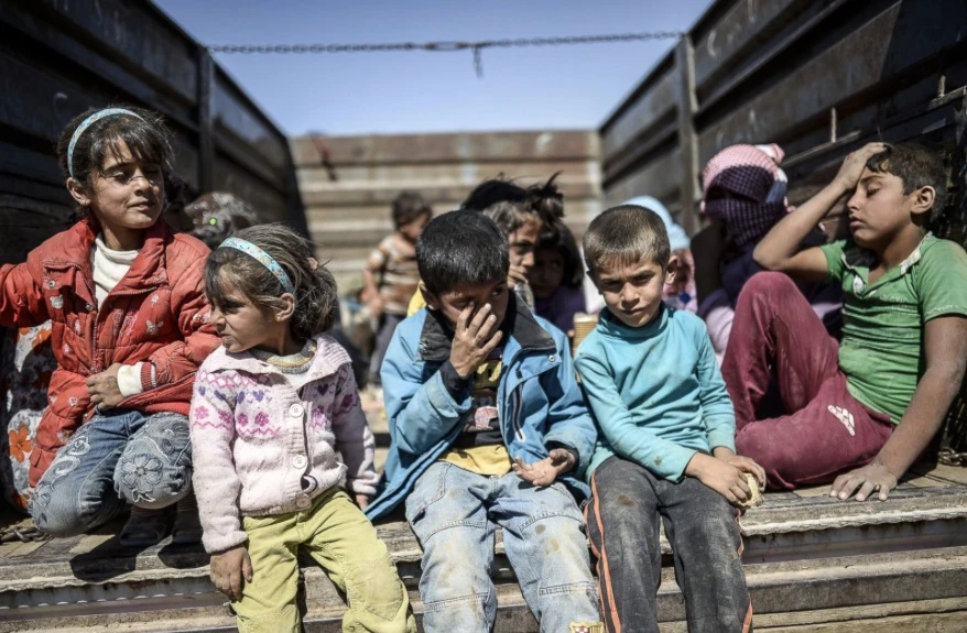 In October 2019, British Foreign Secretary Dominic Raab announced that “unaccompanied minors or orphans” in Syria could be returned to the UK. (AFP/File Photo)