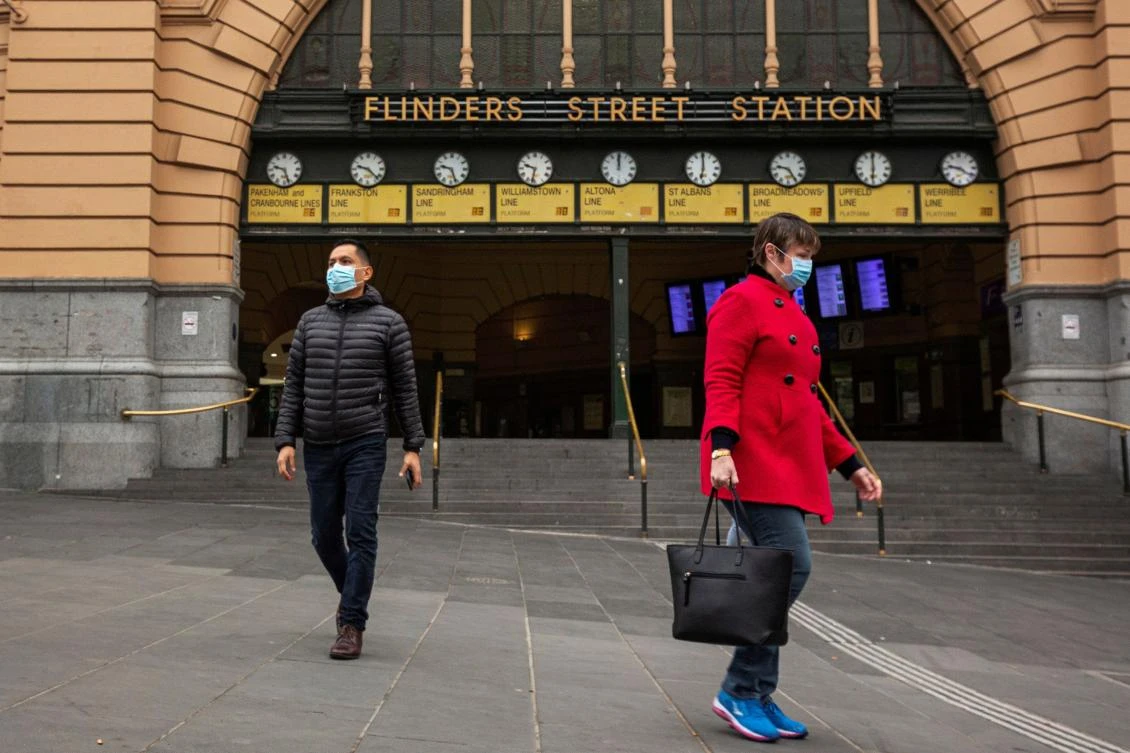 Australia’s Victoria requires masks for Melbourne hit by COVID-19