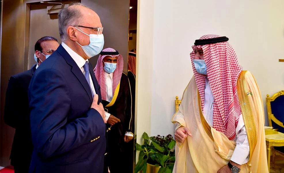 The visit comes within the framework of the Saudi-Iraqi Coordiantion Committee. (SPA)