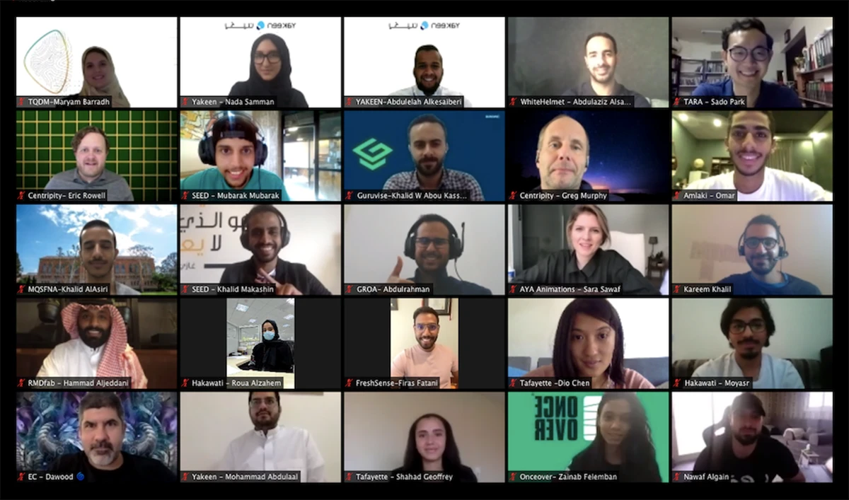 For the first time, the TAQADAM bootcamp was held virtually, live and in real time.