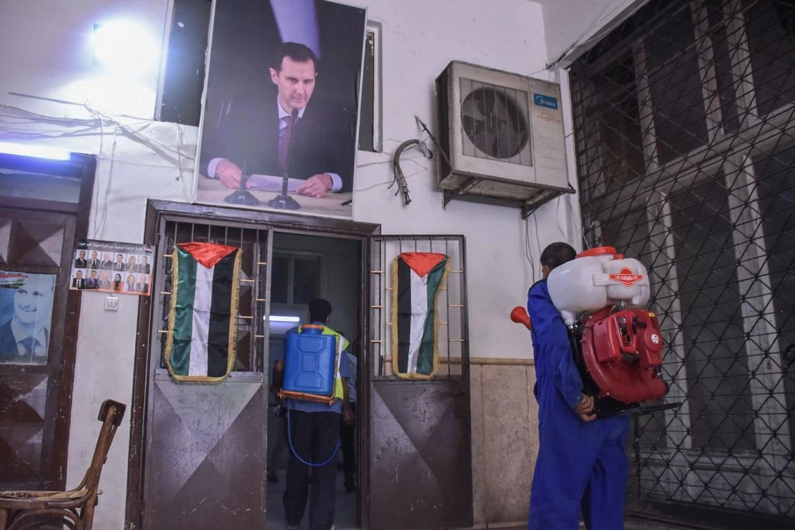 Syrians went to the polls Sunday to elect a new parliament as the Damascus government grappled with international sanctions and a crumbling economy after retaking large parts of the war-torn country. (File/AFP)