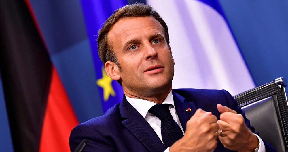 French President Emmanuel Macron. (Reuters)