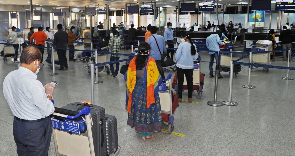 Kuwait’s population of 4.3 million includes at least 1.45 million Indians. (AFP)