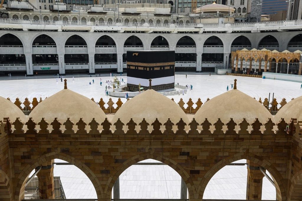 Only Saudi residents and citizens under 65 years old join the pilgrimage and must take mandatory coronavirus testing and undergo quarantine. (File/AFP)