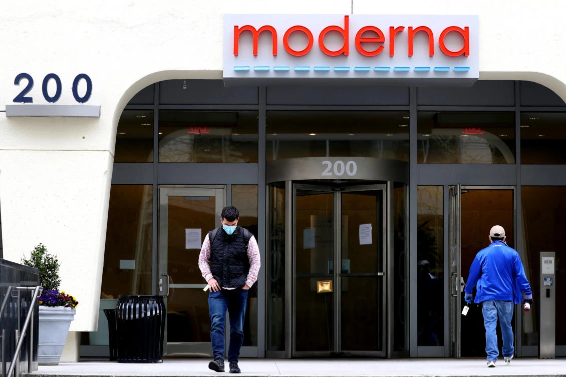 The US government awarded another $472m to US biotech Moderna to support the phase 3 clinical trials on July 26, 2020. (File/AFP)