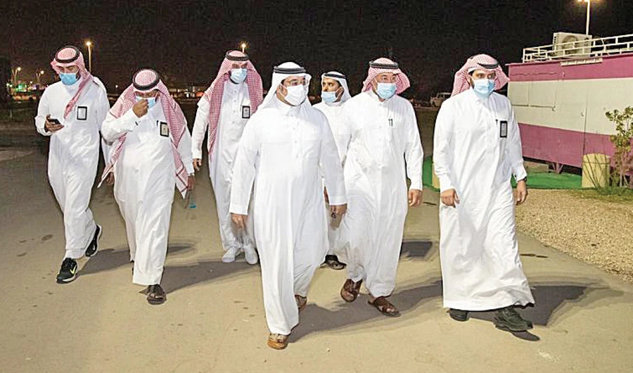 Atef bin Mohammed Al-Shara’an, mayor of Al-Jouf region, emphasized the importance of periodic maintenance of parks and gardens. (SPA)