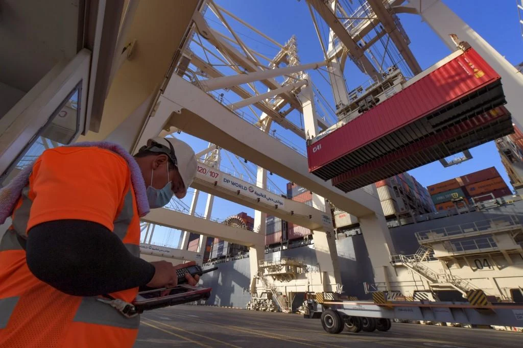 Volumes handled in the first six months of the year were down 5.3 percent at 33.8 million containers, DP World said. (AFP file photo)