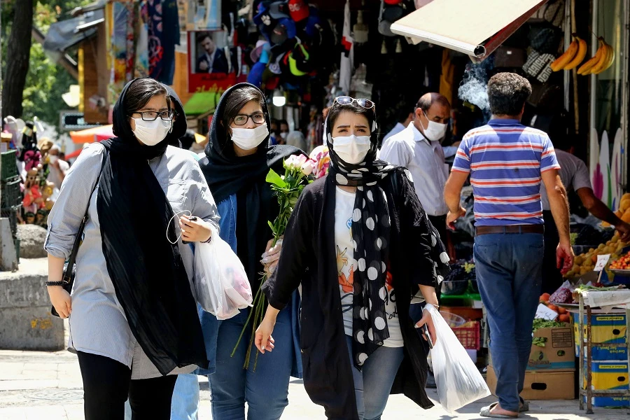 Iran ranks 10th globally for COVID-19 deaths. (FILE/AFP)