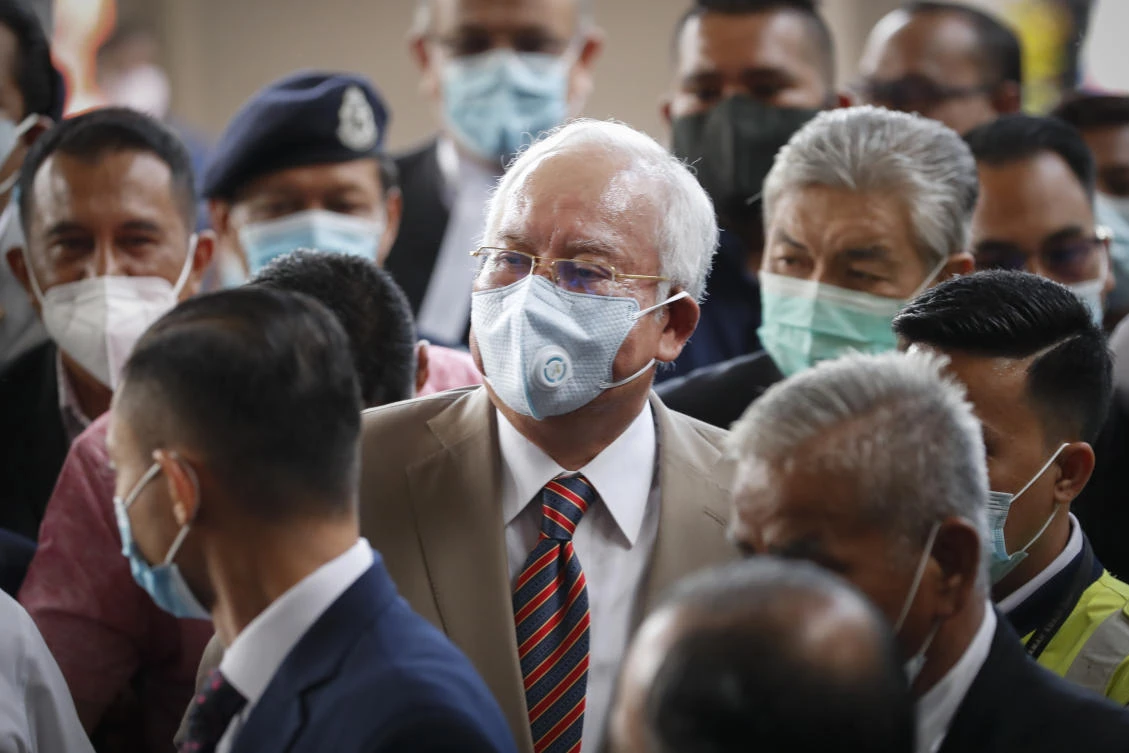 Former Malaysian Prime Minister Najib. (AP)