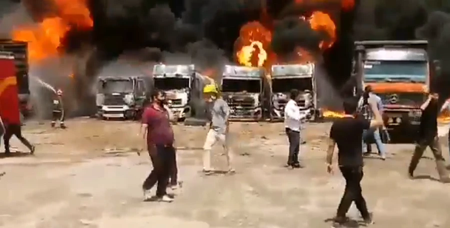 The explosion took place in Iran’s western province of Kermanshah. (Twitter)