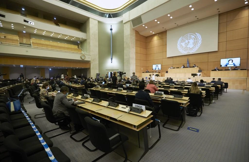 The 18-person UN Human Rights Committee does not have enforcement powers but it reviews the party states’ implementation of its rules and may call them out for not conforming. (File/AFP)