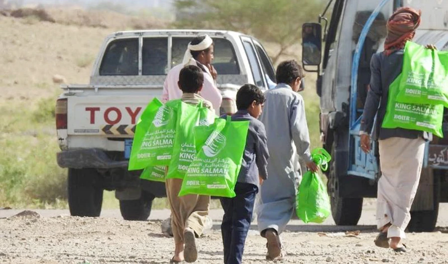 The latest assistance is part of a broad range of projects offered by the Kingdom through the center to the Yemeni people. (SPA)