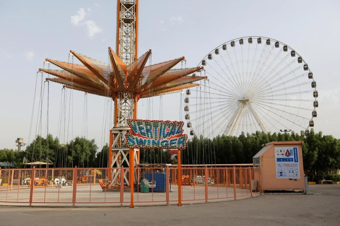 A deserted amusement park in Baghdad, Iraq. (Reuters)