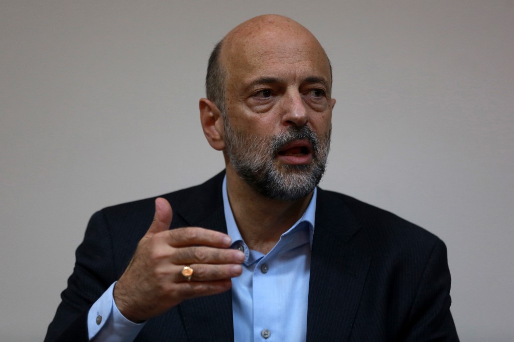 Jordanian Prime Minister Omar Razzaz referred to Israel’s annexation policy as ‘ushering in a new apartheid state.’ (AFP)
