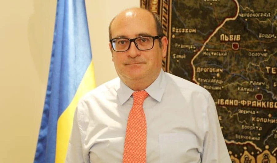Ukraine Ambassador Vadym Vakhrushev. (Supplied)