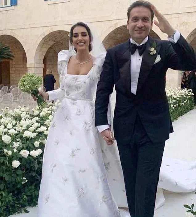 Lebanon’s former beauty queen throws wedding party amid ban
