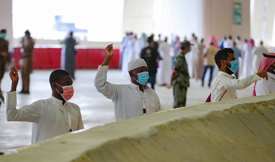 Pilgrims perform last stoning ritual as socially distanced Hajj comes to a close
