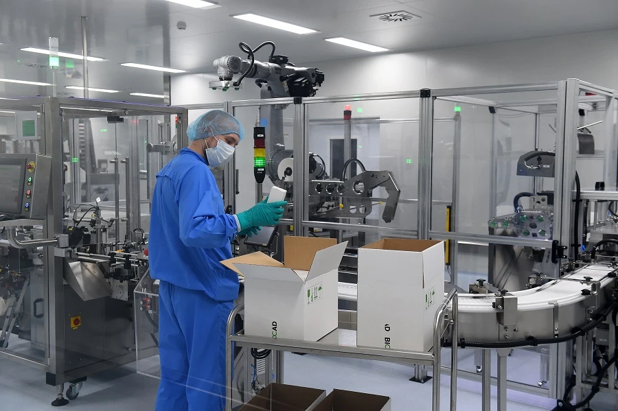 The country is pushing ahead with several vaccine prototypes and one prepared at the Gamaleya institute in Moscow has reached advanced stages of development. (File/AFP)